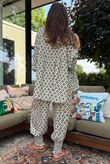 Ren Tiles of Marrakesh Smock Top Khaki